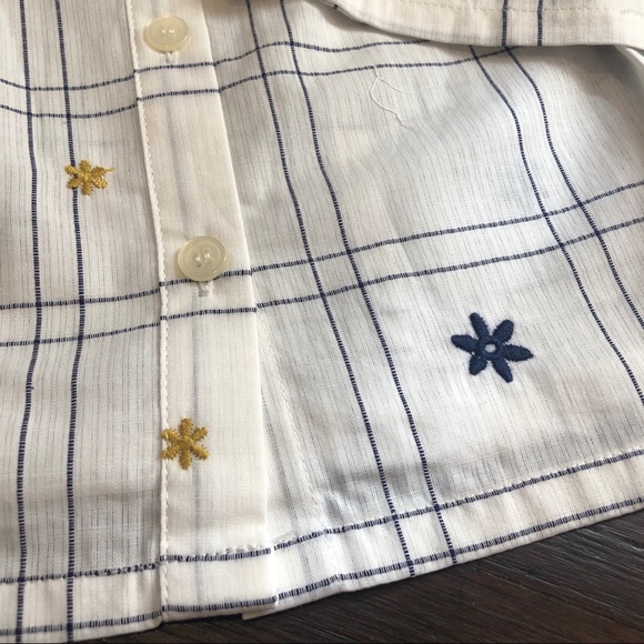 Madewell White Peasant Top Size Medium - Picture 5 of 8